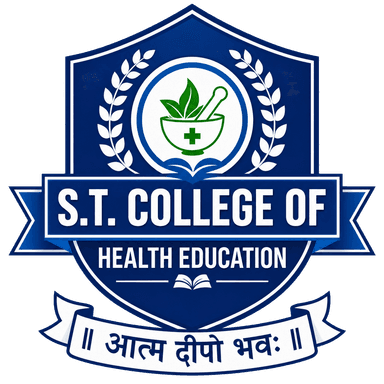 S.T. College of Health Education Logo